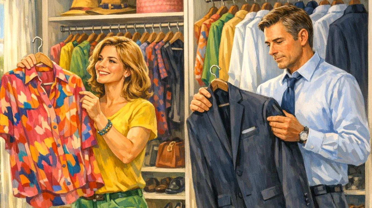 Was bedeutet es, wenn du hauptsächlich gedeckte Farben trägst, laut Psychologie?2026-03-12T12:05:48.771Z"